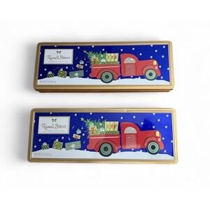 Russell Stover Holiday Tins Empty
